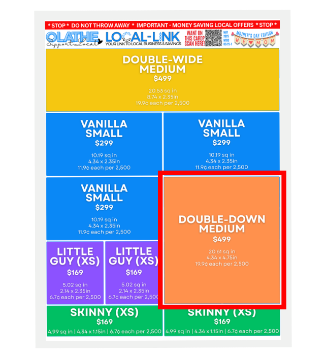 Skinny Ad Size Preview